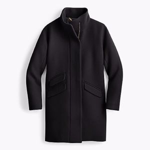 J. Crew Cocoon coat in Italian stadium-cloth wool